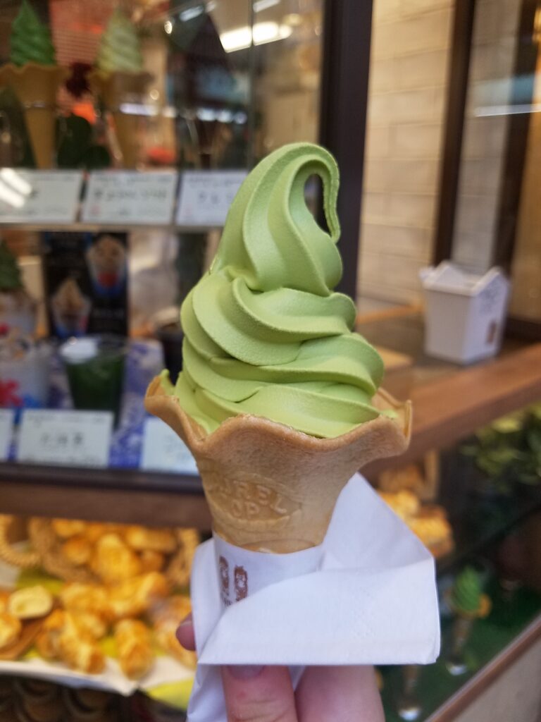 Glace matcha à Asakusa